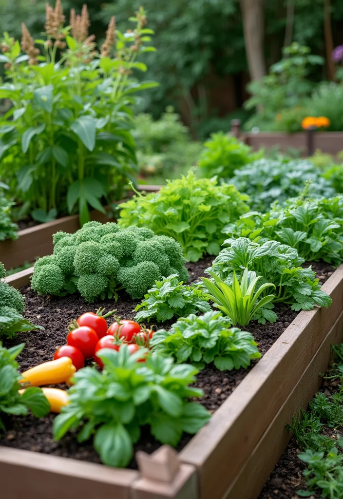 10 Row Home Backyard Ideas for Smart Compact Layouts - 4. Raised Garden Beds: Layer Your Greens