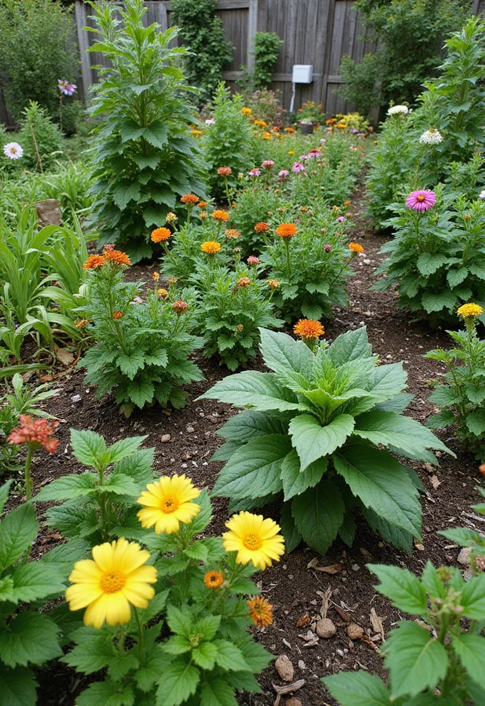 10 Row Home Backyard Ideas for Smart Compact Layouts - 7. Edible Landscaping: Gorgeous and Delicious