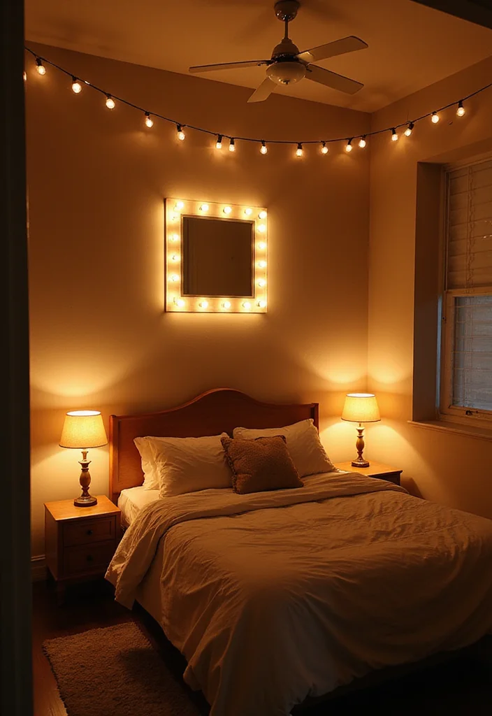 12 Bedroom Alcove Ideas for Smart Cozy Layouts - 11. Layered Lighting