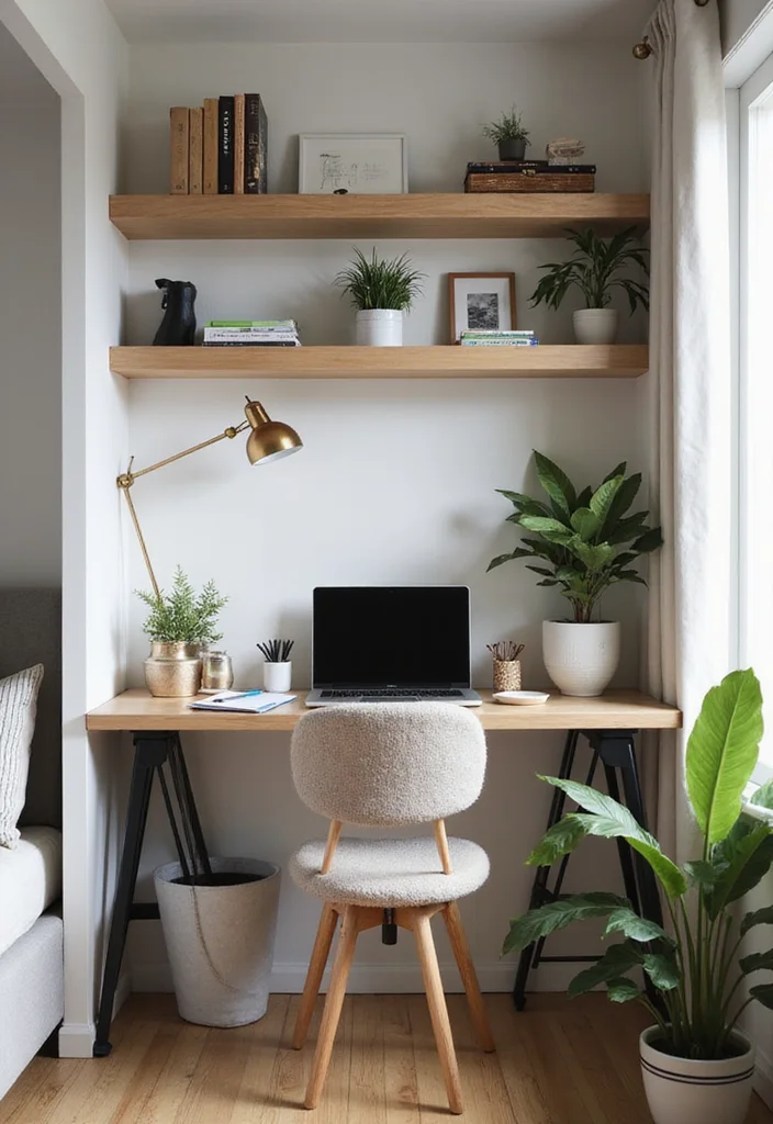 12 Bedroom Alcove Ideas for Smart Cozy Layouts - 2. Work-from-Home Zone