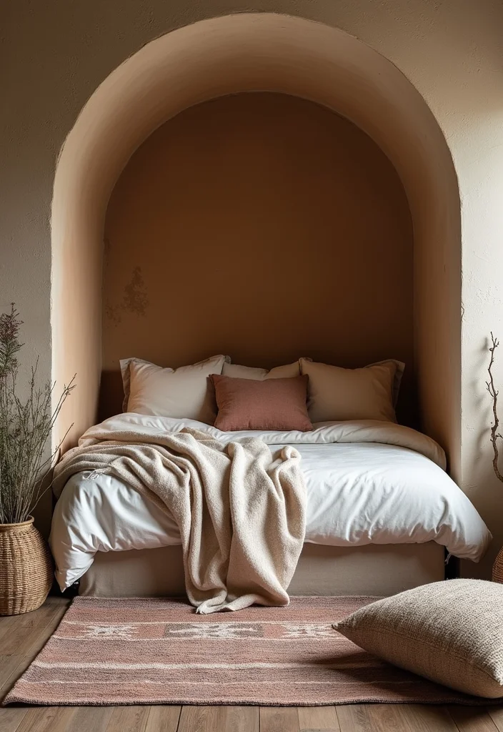 12 Bedroom Alcove Ideas for Smart Cozy Layouts - 3. Cozy Bed Corner
