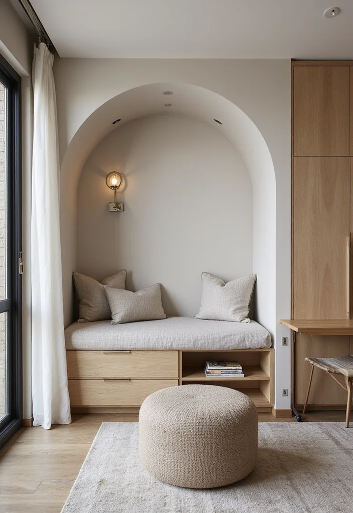12 Bedroom Alcove Ideas for Smart Cozy Layouts - 8. Multi-Functional Furniture