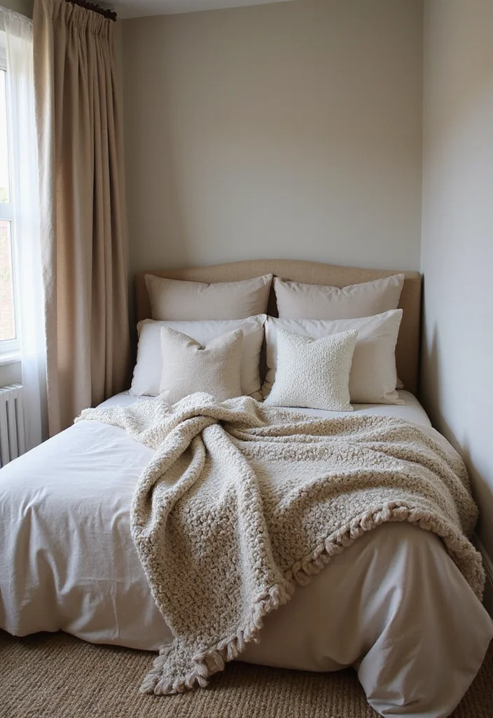 12 Bedroom Alcove Ideas for Smart Cozy Layouts - 9. Textural Layers