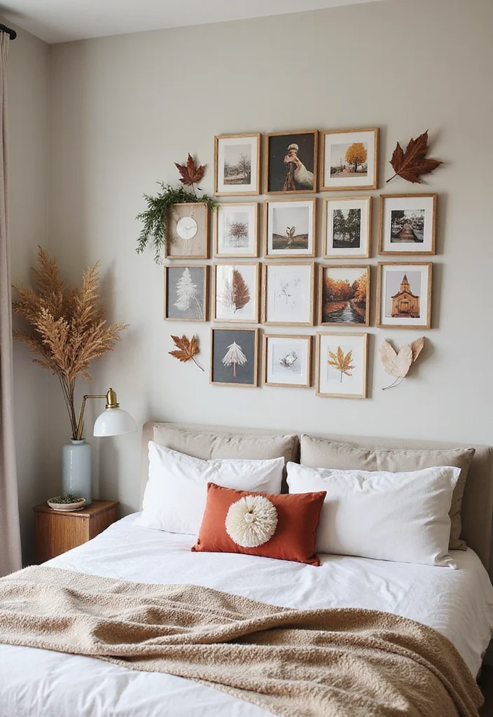 12 Bedroom Picture Wall Ideas for Personalized Decor - 12. Seasonal Updates