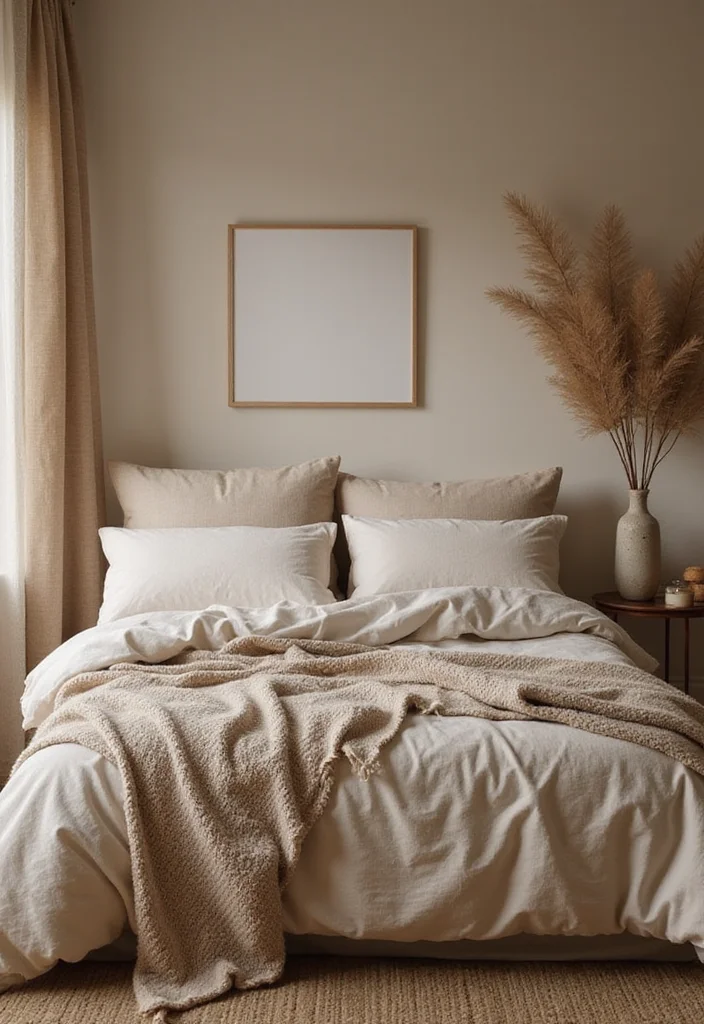 12 Beige and Brown Bedroom Ideas for Warm Earthy Style - 11. Cozy Layering Techniques