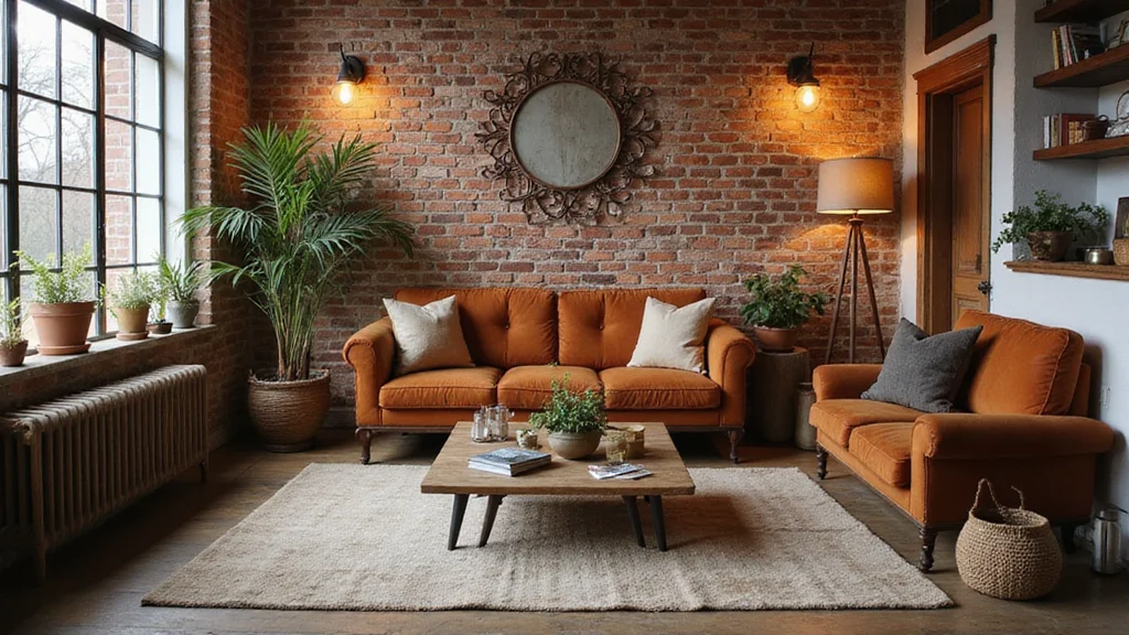 12 Brick Wall Living Room Ideas for Rustic Textured Character