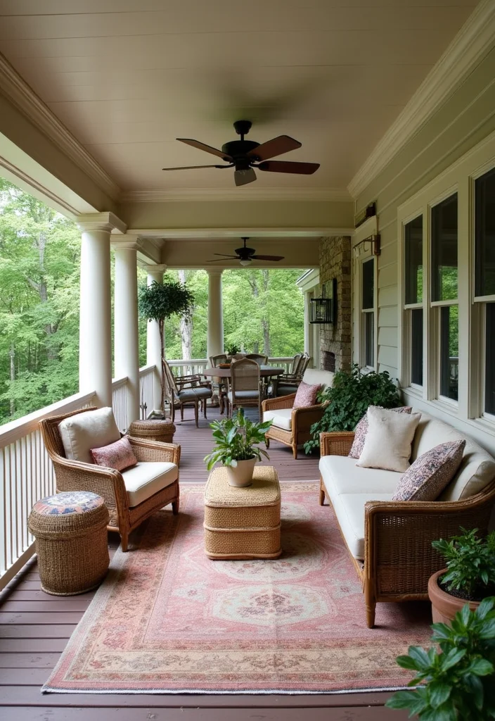 12 Covered Porch Ideas Backyard for Relaxed Outdoor Living - 10. Multi-functional Space