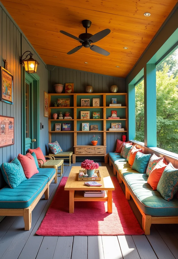 12 Covered Porch Ideas Backyard for Relaxed Outdoor Living - 4. Family Game Zone