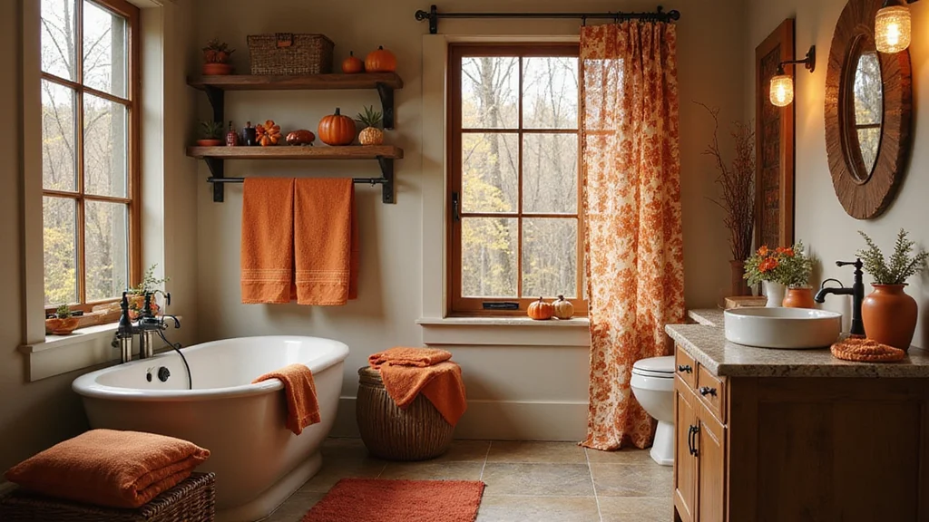 12 Fall Bathroom Decor Ideas for Cozy Seasonal Style