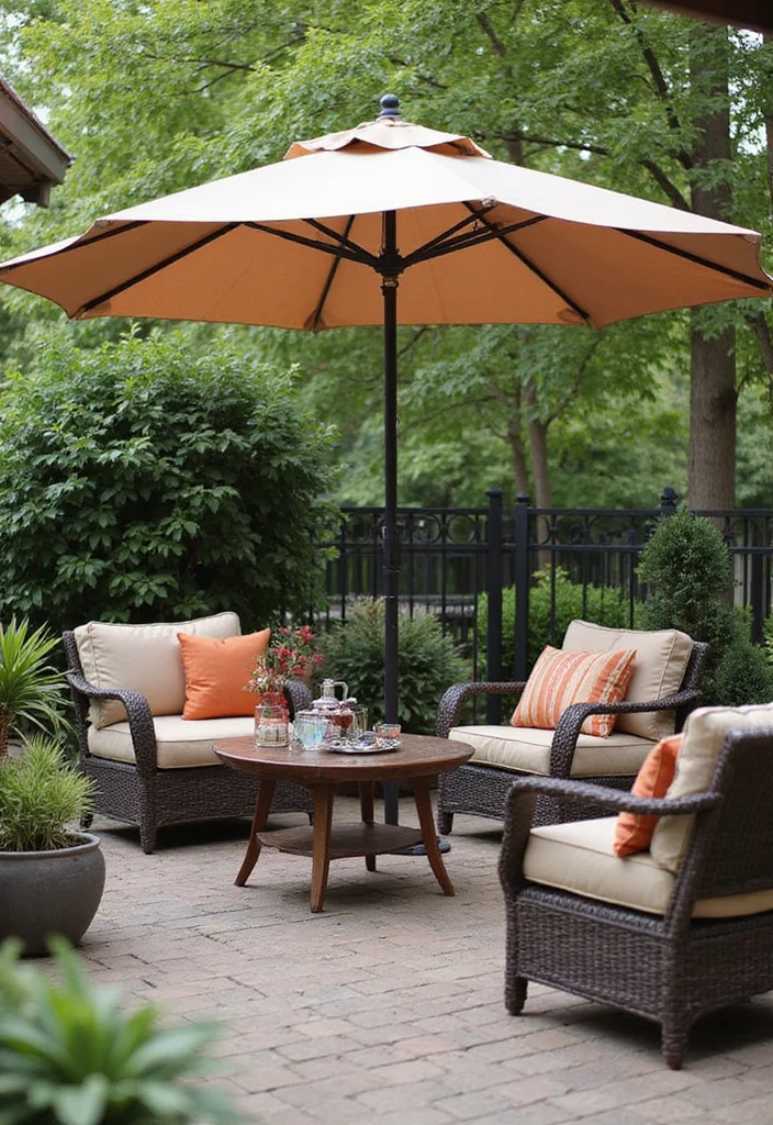12 Grill Backyard Ideas for Easy Outdoor Cooking - 10. Shade Solutions for Comfort