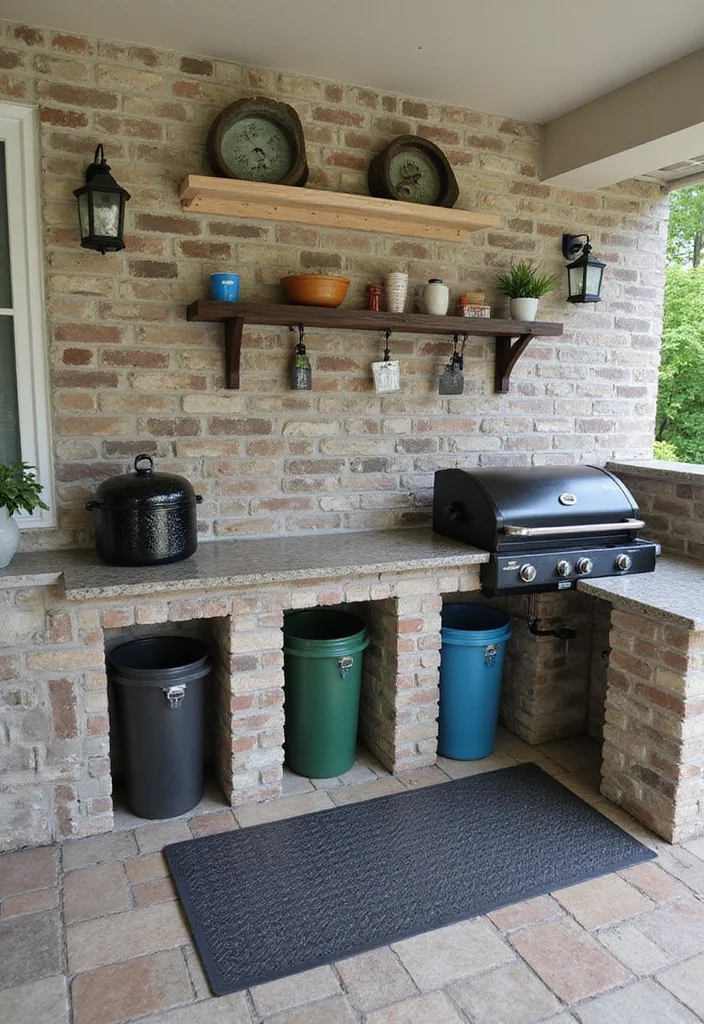 12 Grill Backyard Ideas for Easy Outdoor Cooking - 11. Easy Clean-Up Solutions