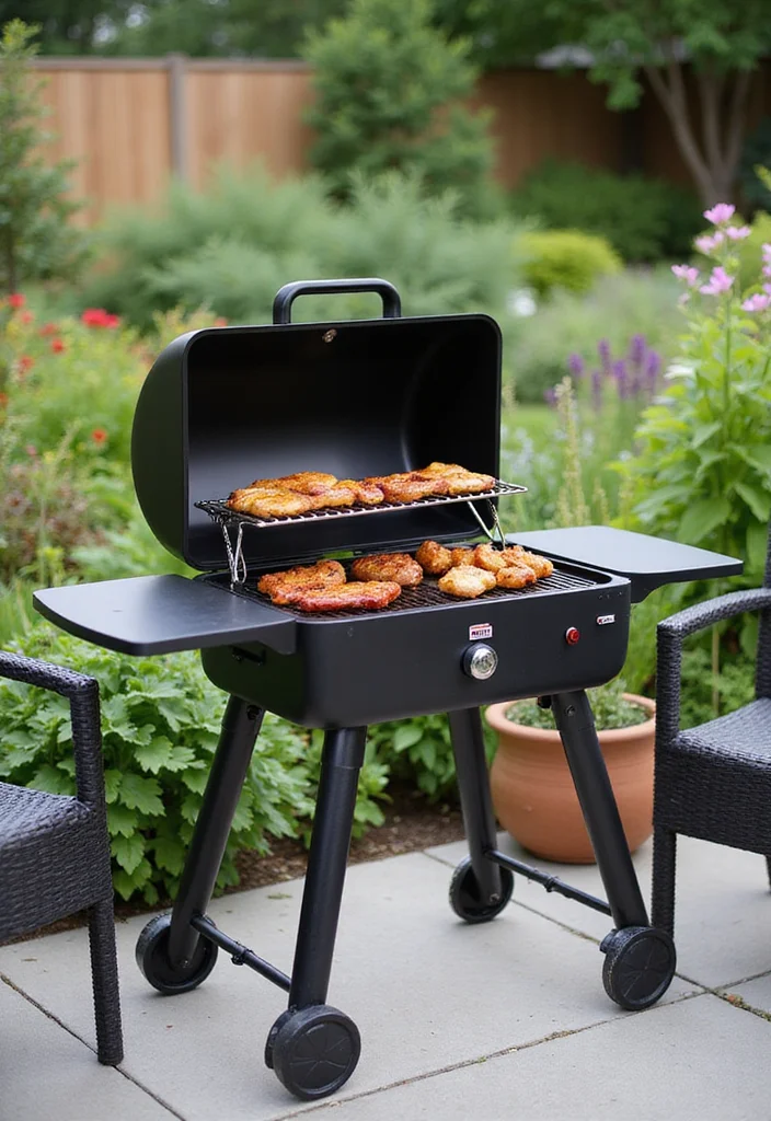 12 Grill Backyard Ideas for Easy Outdoor Cooking - 5. Portable Grills for Flexibility