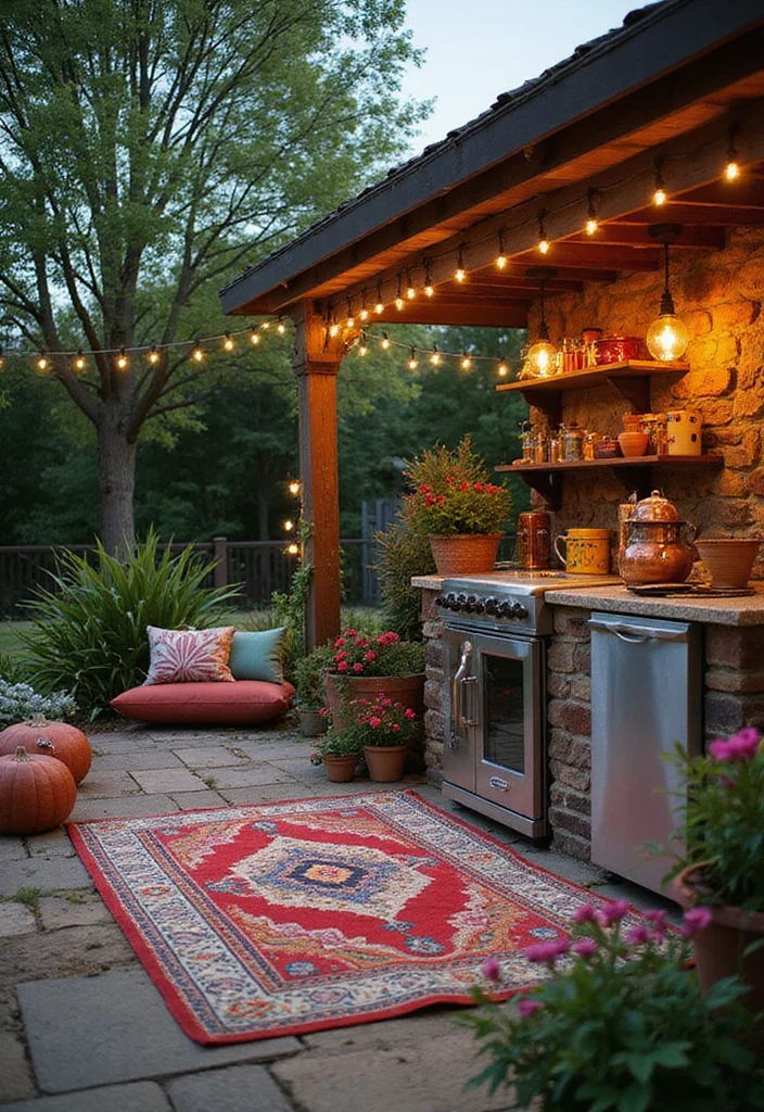 12 Grill Backyard Ideas for Easy Outdoor Cooking - 6. Outdoor Kitchen Décor