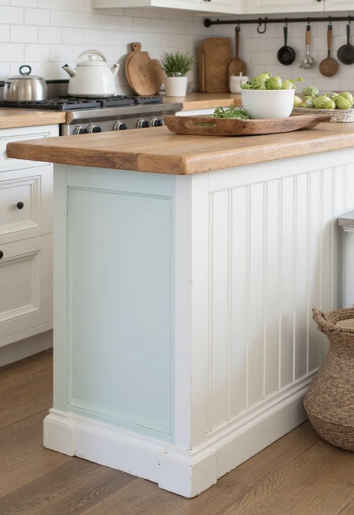 12 Kitchen Island Paneling Ideas for a Custom Built Look - 1. Shiplap Chic