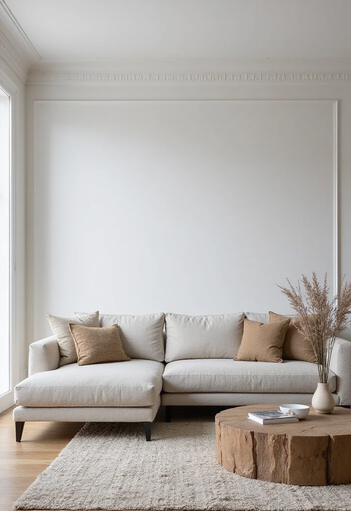 12 Living Room Molding Ideas for Elegant Architectural Detail - 2. Modern Flat Board Molding