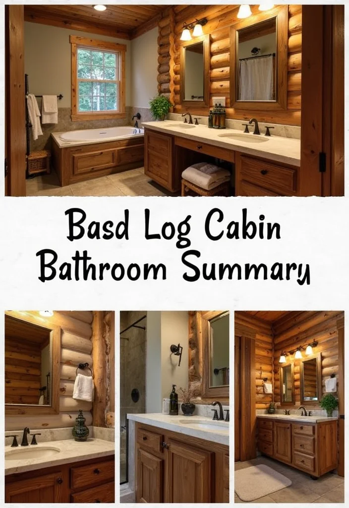12 Log Cabin Bathroom Ideas for Warm Rustic Charm - Conclusion
