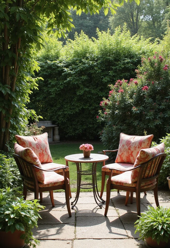12 Romantic Backyard Ideas for Cozy Evenings Outdoors - 2. Intimate Seating Arrangements