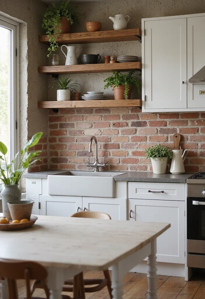 12 Rustic Kitchen Backsplash Ideas for Warm Textured Style - 2. Subway Tiles with a Twist