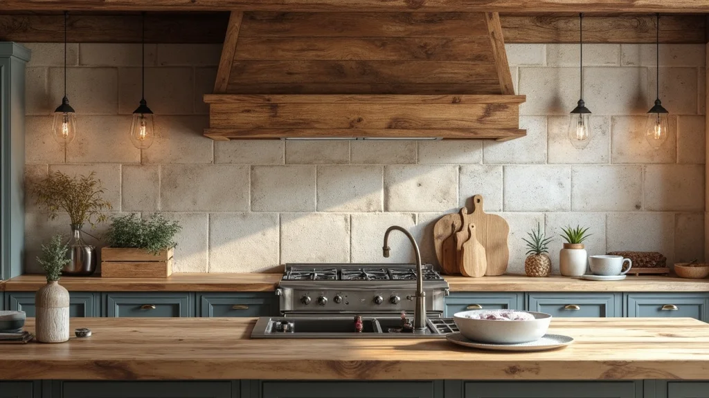 12 Rustic Kitchen Backsplash Ideas for Warm Textured Style