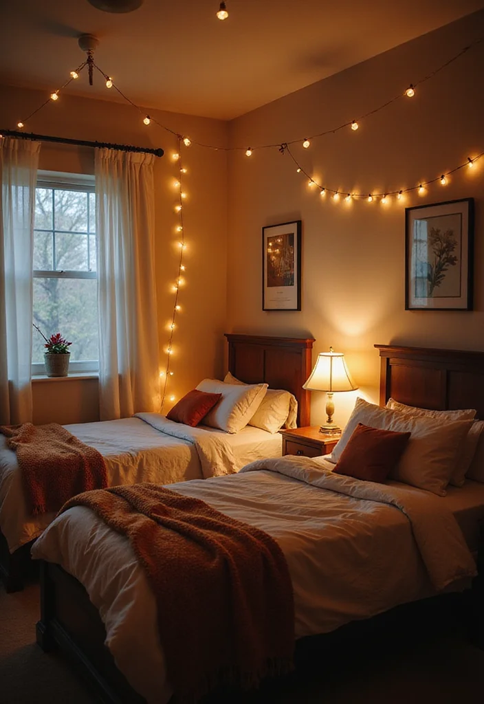 12 Shared Bedroom Ideas for Comfortable Functional Spaces 111 12 Shared Bedroom Ideas for Comfortable Functional Spaces - 11. Layered Lighting Options