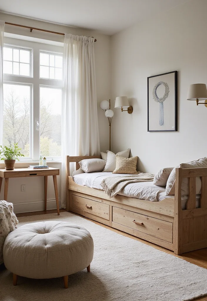 12 Shared Bedroom Ideas for Comfortable Functional Spaces 23 12 Shared Bedroom Ideas for Comfortable Functional Spaces - 3. Multi-functional Furniture