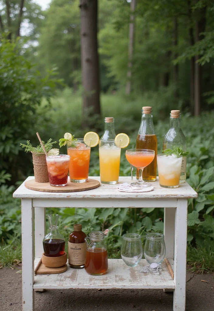 12 Small Backyard Bar Ideas for Casual Outdoor Entertaining 111 12 Small Backyard Bar Ideas for Casual Outdoor Entertaining - 11. The Compact Beverage Station