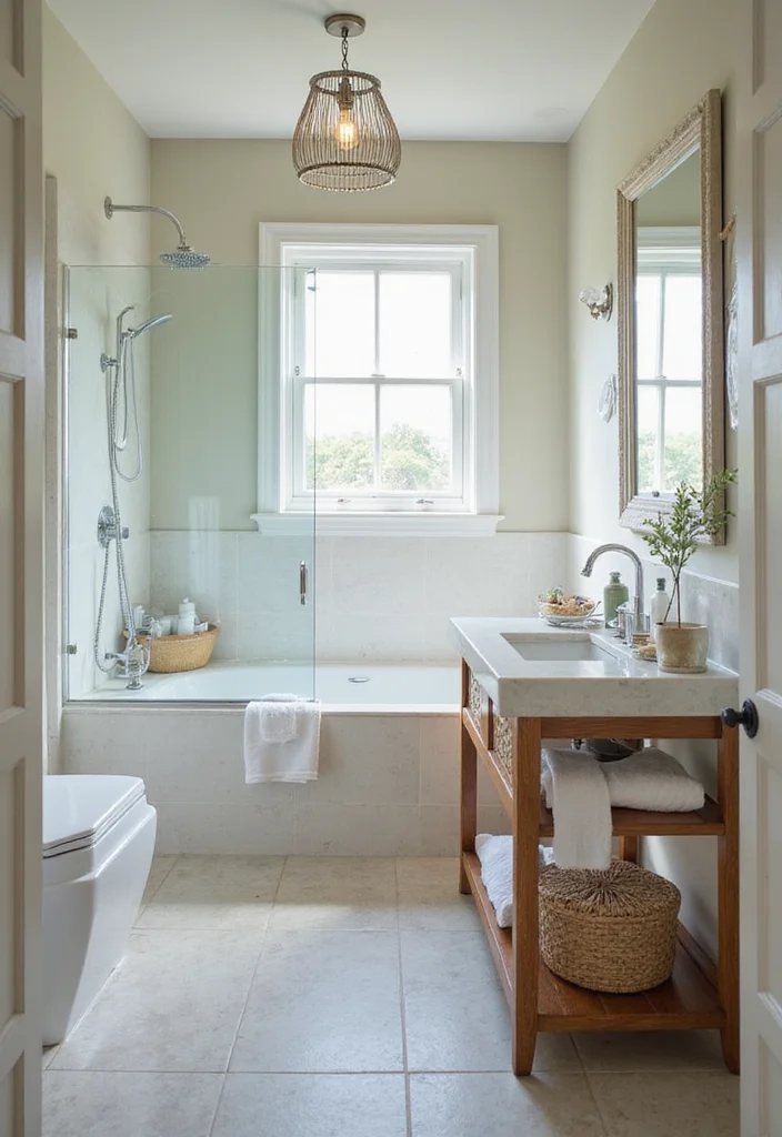 12 Small Coastal Bathroom Ideas with Breezy Light Style 122 12 Small Coastal Bathroom Ideas with Breezy Light Style - 12. Spa-Like Features