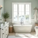 12 Small Coastal Bathroom Ideas with Breezy Light Style