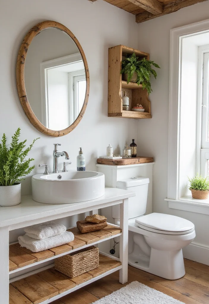 12 Small Coastal Bathroom Ideas with Breezy Light Style 23 12 Small Coastal Bathroom Ideas with Breezy Light Style - 3. Eco-Friendly Materials