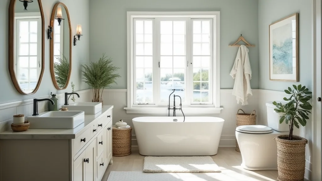 12 Small Coastal Bathroom Ideas with Breezy Light Style
