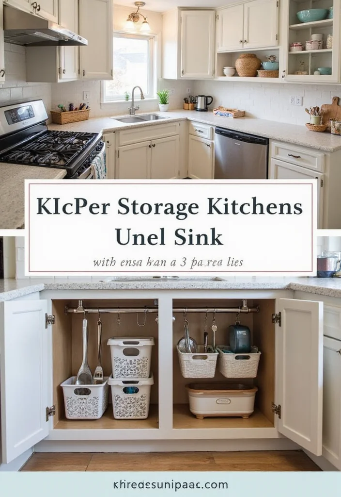 12 Small U Shaped Kitchen Ideas for Better Flow and Storage 100 12 Small U Shaped Kitchen Ideas for Better Flow and Storage - 10. Under-Sink Storage Solutions