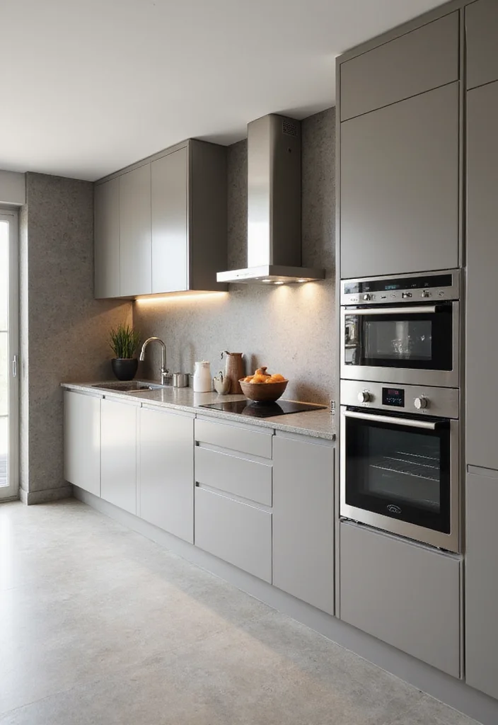 12 Small U Shaped Kitchen Ideas for Better Flow and Storage 34 12 Small U Shaped Kitchen Ideas for Better Flow and Storage - 4. Built-in Appliances