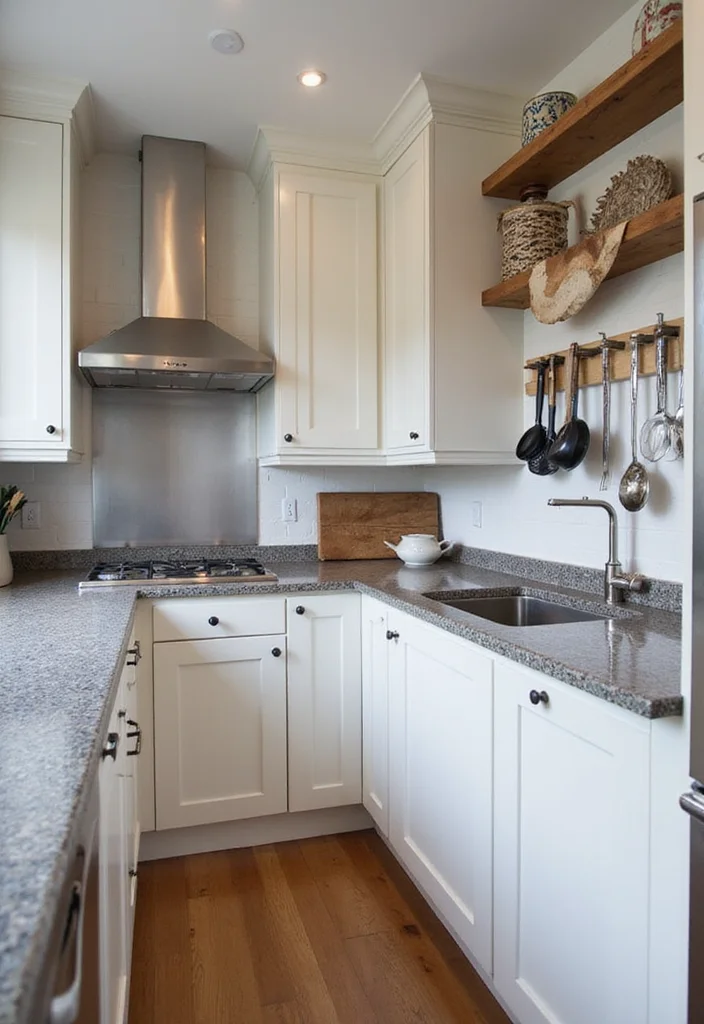 12 Small U Shaped Kitchen Ideas for Better Flow and Storage 45 12 Small U Shaped Kitchen Ideas for Better Flow and Storage - 5. Vertical Storage Solutions