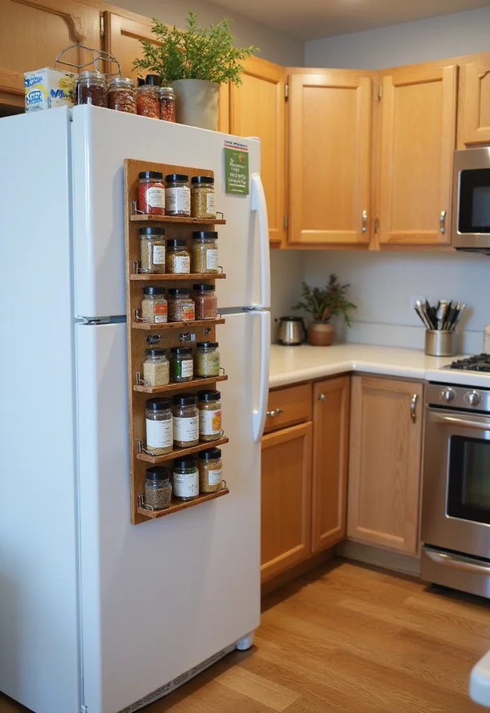 12 Small U Shaped Kitchen Ideas for Better Flow and Storage 78 12 Small U Shaped Kitchen Ideas for Better Flow and Storage - 8. Magnetic Spice Racks