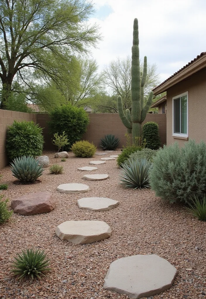 12 Southwest Backyard Ideas with Warm Desert Style 89 12 Southwest Backyard Ideas with Warm Desert Style - 9. Low-Maintenance Xeriscaping
