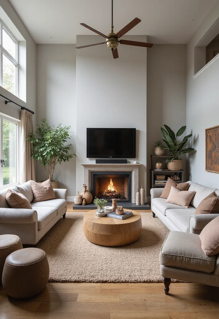 12 Split Living Room Ideas to Improve Layout and Flow - 6. Strategic Furniture Arrangement