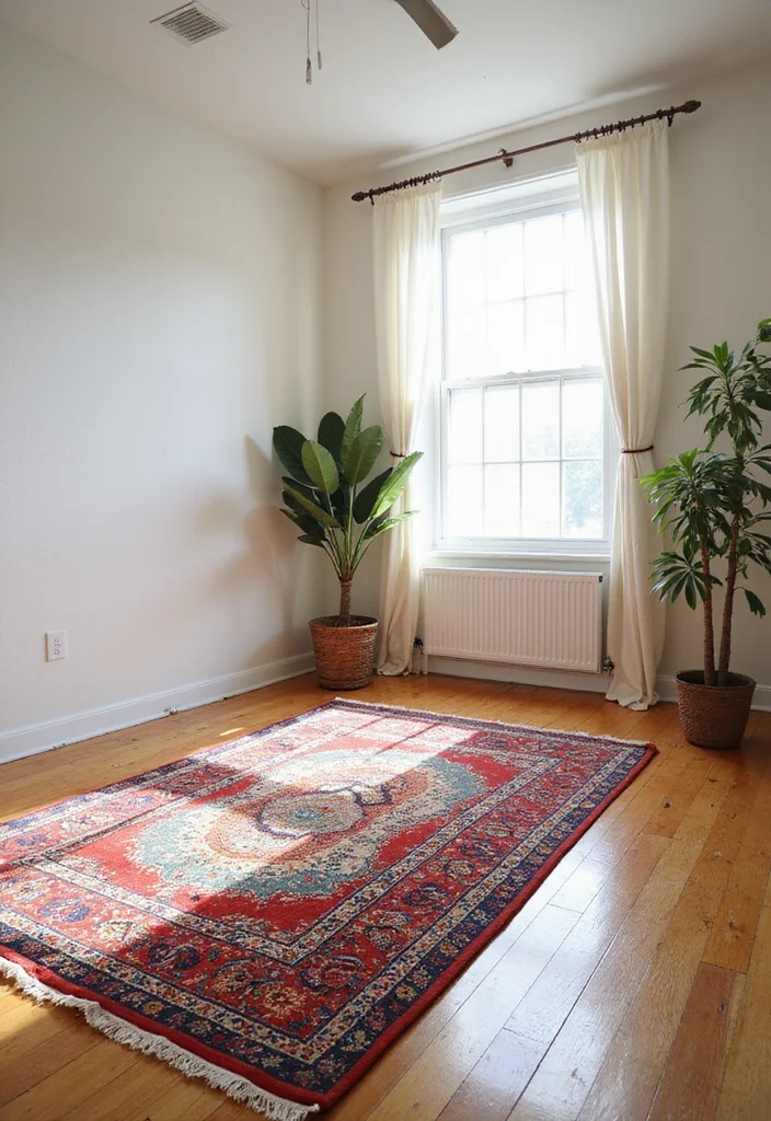 12 Summer Bedroom Ideas for Airy Bright Refresh - 3. Colorful Area Rugs