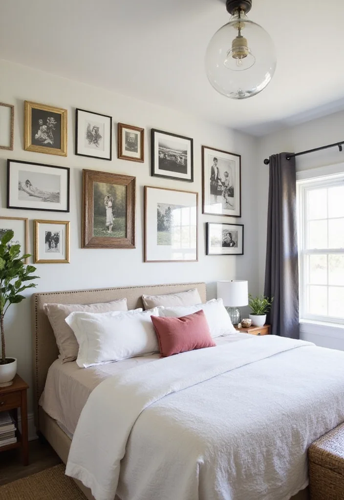 12 Tan Bedroom Ideas for Calm Neutral Comfort - 11. Personal Touches with Tan Decor