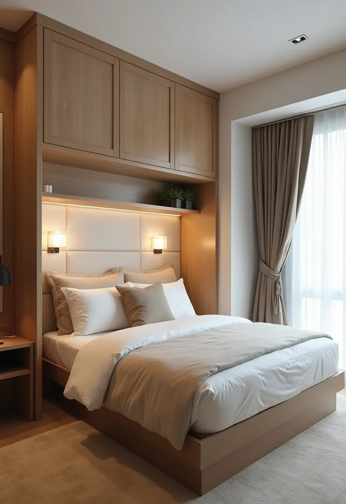 12 Tan Bedroom Ideas for Calm Neutral Comfort - 8. Multifunctional Spaces