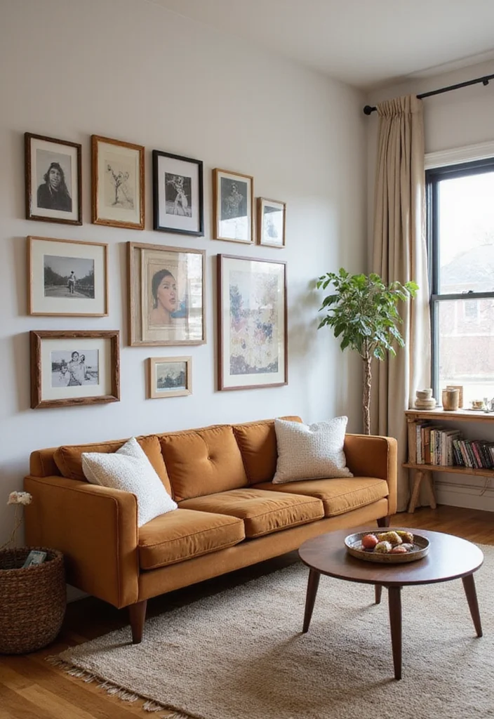 12 Tan Living Room Ideas for Soft Cozy Neutrals - 12. Personal Touches with Tan