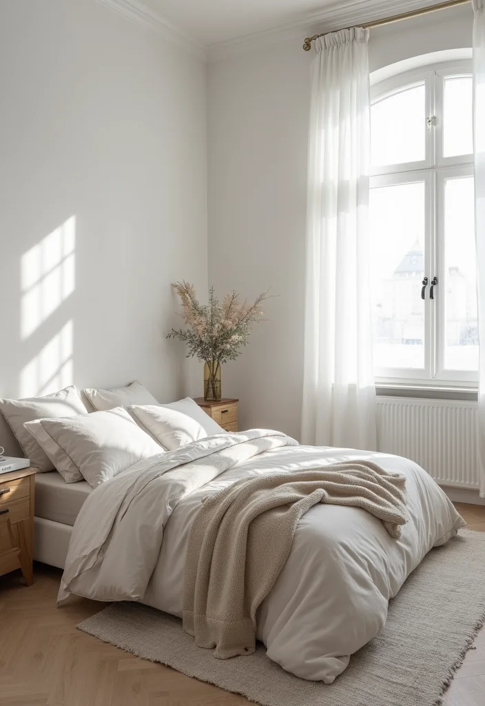 12 White Wall Bedroom Ideas for Clean Modern Simplicity - 6. Neutral Color Palette