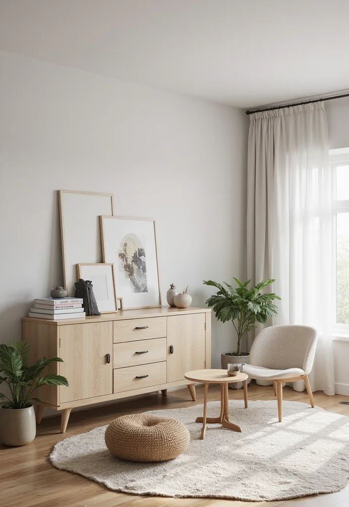 12 Zen Living Room Ideas for Calm Minimal Serenity - 8. Declutter for Peace