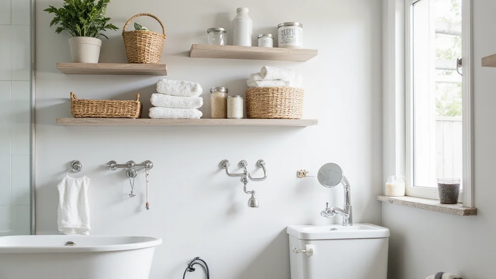 14 Bathroom Wall Storage Ideas to Maximize Small Spaces