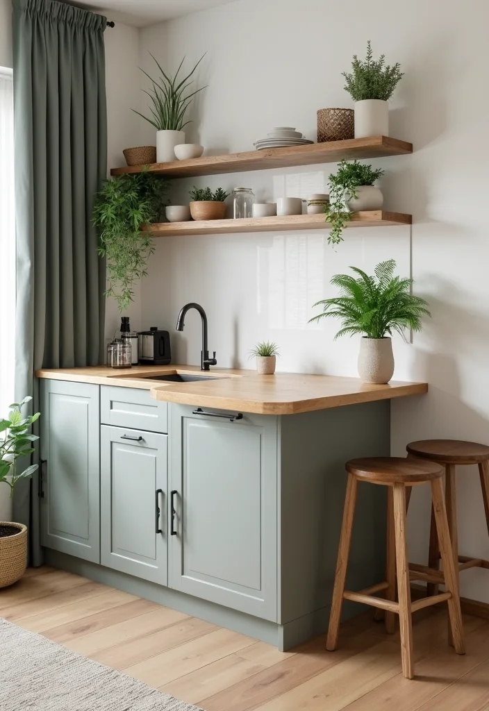 14 Kitchen Breakfast Bar Ideas for Casual Dining and Prep 1 14 Kitchen Breakfast Bar Ideas for Casual Dining and Prep - 1. Compact Corner Breakfast Bar