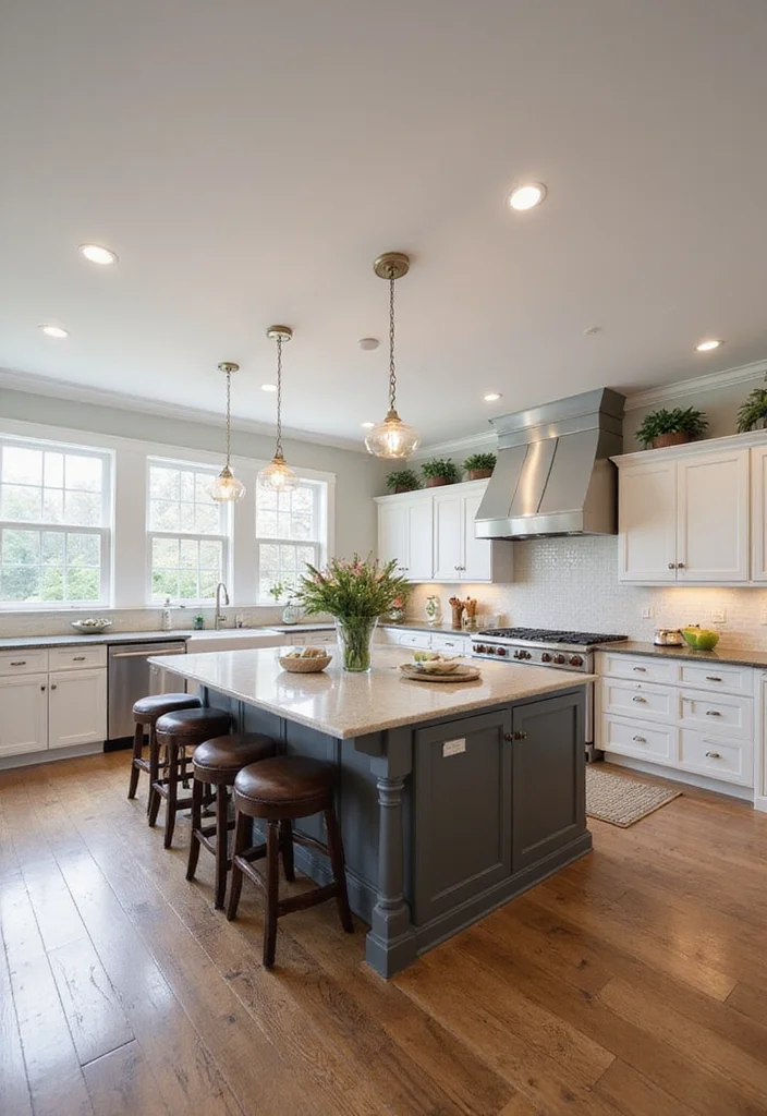 14 Kitchen Breakfast Bar Ideas for Casual Dining and Prep 12 14 Kitchen Breakfast Bar Ideas for Casual Dining and Prep - 2. Multi-Function Island Bar