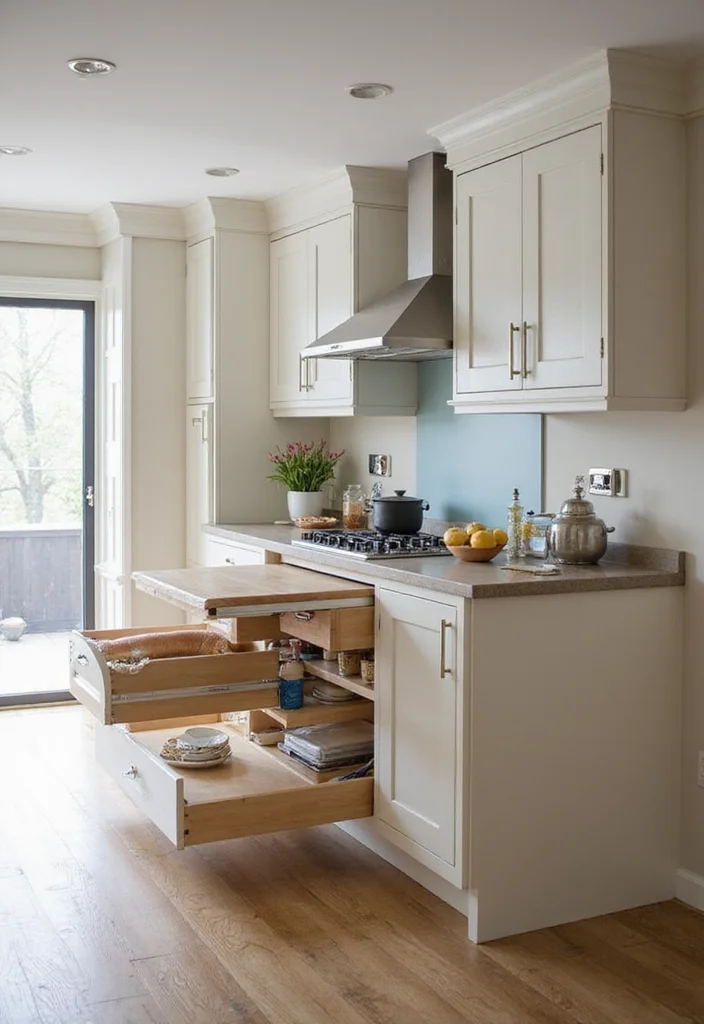 14 Kitchen Breakfast Bar Ideas for Casual Dining and Prep 78 14 Kitchen Breakfast Bar Ideas for Casual Dining and Prep - 8. Integrated Breakfast Bar