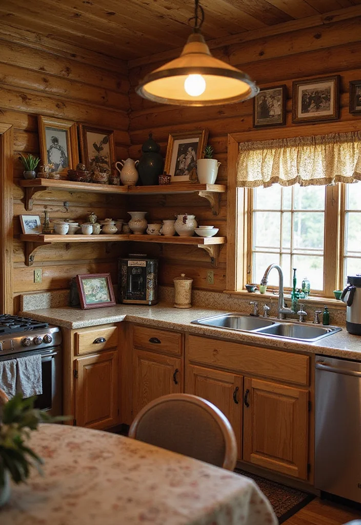 14 Log Cabin Kitchen Ideas for Cozy Natural Comfort - 14. Personal Touches