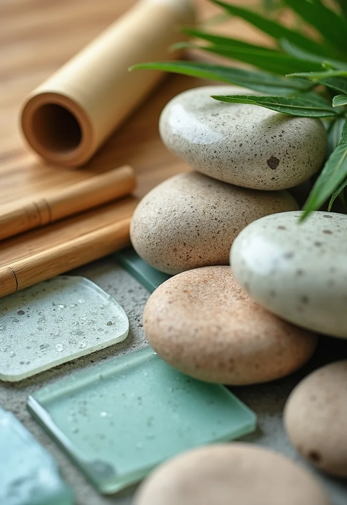 14 Modern Guest Bathroom Ideas for a Stylish Easy Upgrade - 1. Eco-Friendly Materials