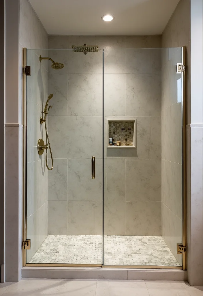 14 Modern Guest Bathroom Ideas for a Stylish Easy Upgrade - 10. Stylish Shower Solutions