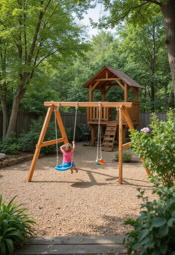 14 New Home Backyard Ideas for a Fresh Functional Start - 11. Play Areas for Children: Fun and Safety